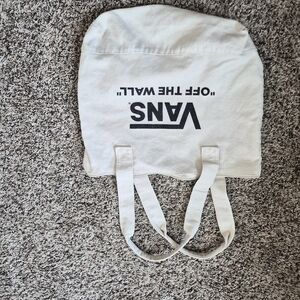 Vans White Tote Bag